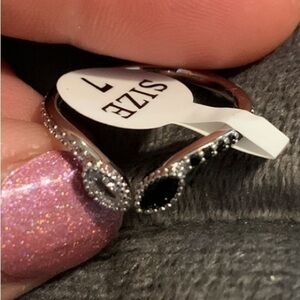 Silver Ring from Fragrant Jewels Yin Yang Collection new size 7